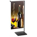 Mini Wire Banner Stand 20" tall for visual of 6"x18" max